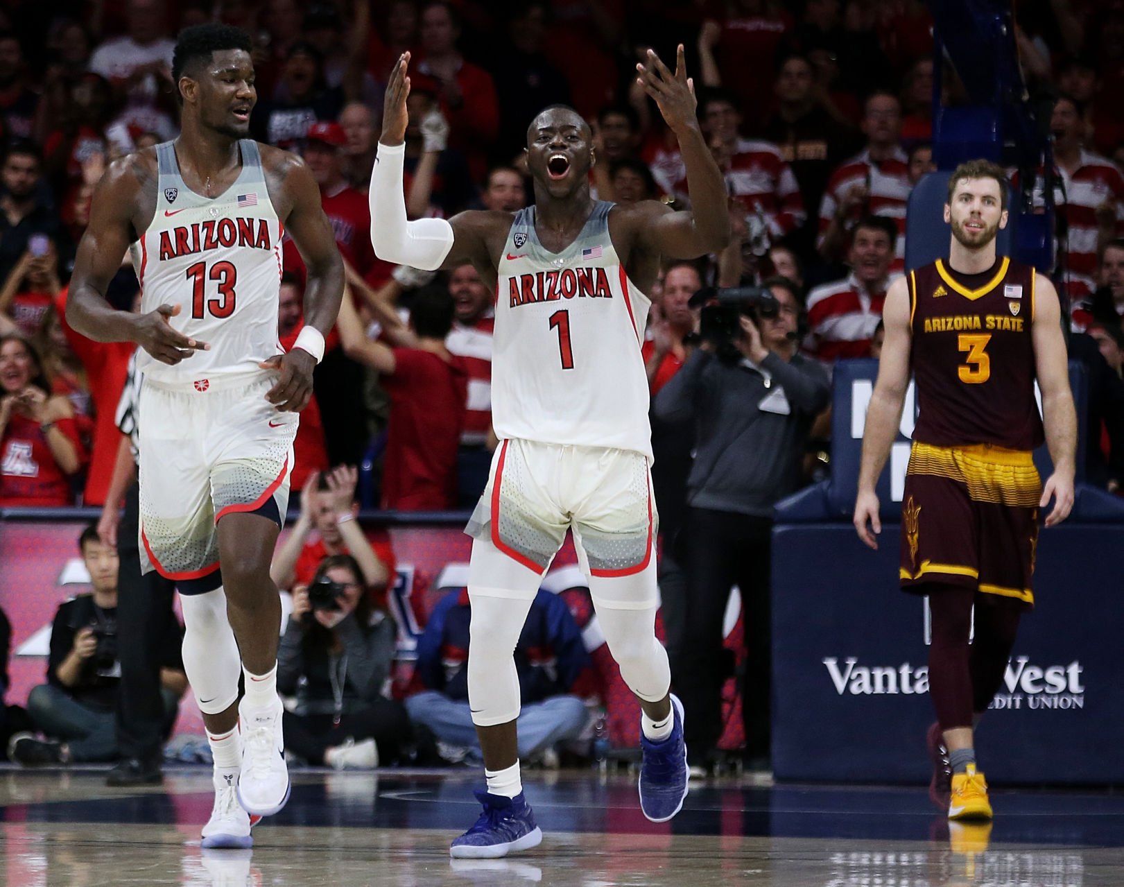 No. 17 Arizona Wildcats 84, No. 3 Arizona State Sun Devils 78 (copy)